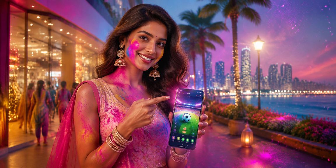 Football and Holi festival themed betting entertainment at funinexchange