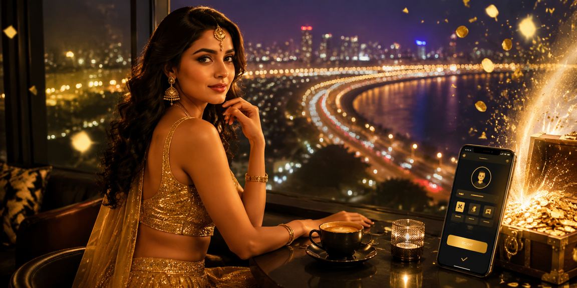 Mobile user making a payment at funinexchange from Mumbai Marine Drive